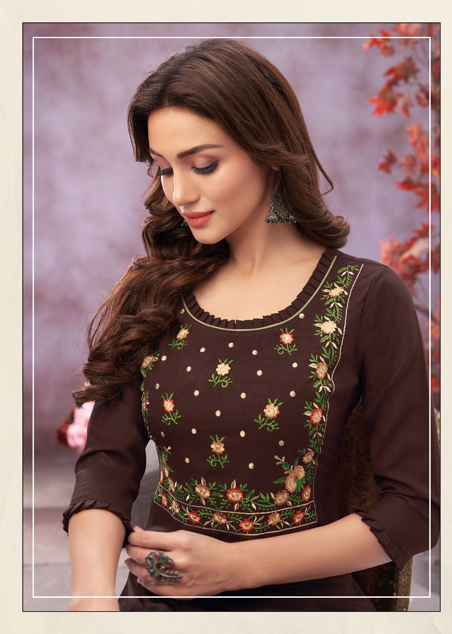 Aarvi Anokhi 2 Fancy Ethnic Wear Designer Kurti With Pant Collection